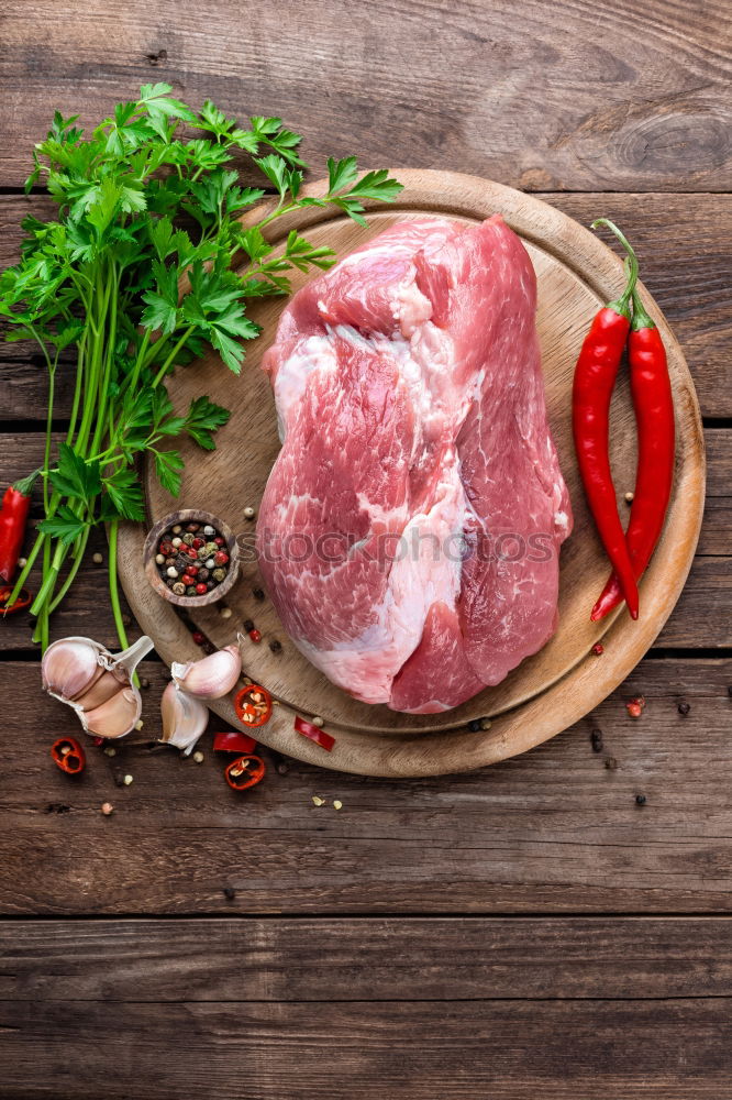 Similar – Image, Stock Photo preparation Food Meat