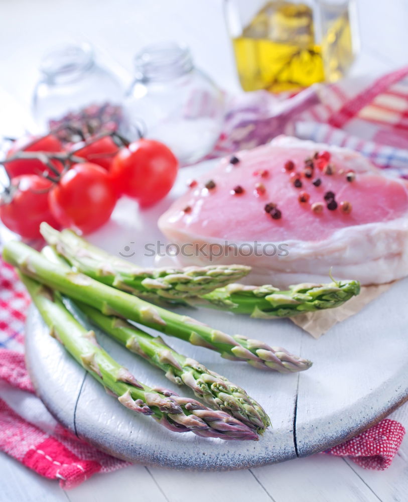 Similar – Image, Stock Photo Prepare meat for grilling