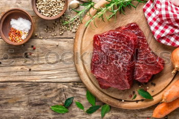 Similar – Image, Stock Photo preparation Food Meat