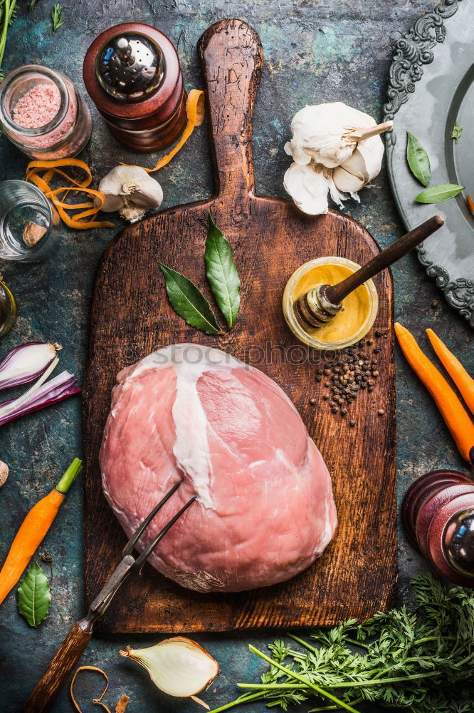 Similar – Image, Stock Photo Asian ingredients with chicken breast fillet