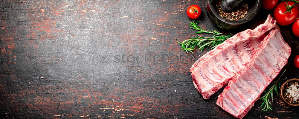 Similar – Image, Stock Photo Ingredients for meat dishes