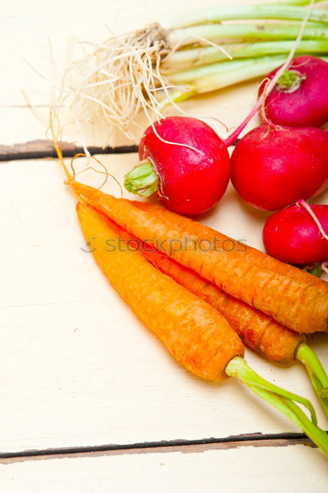Similar – Image, Stock Photo Fresh carrots and carrot juice in a glass container