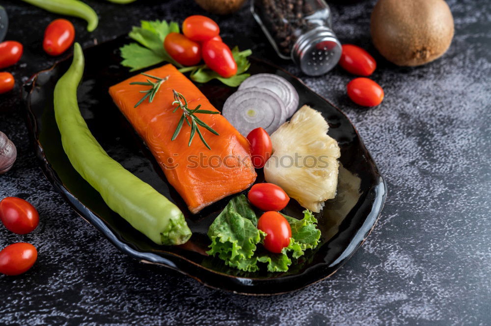 Similar – Image, Stock Photo Asparagus, potato and meat for schnitzel