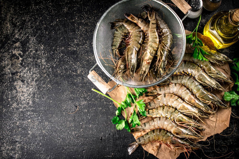 Similar – Image, Stock Photo Roasted salmon and vegetables