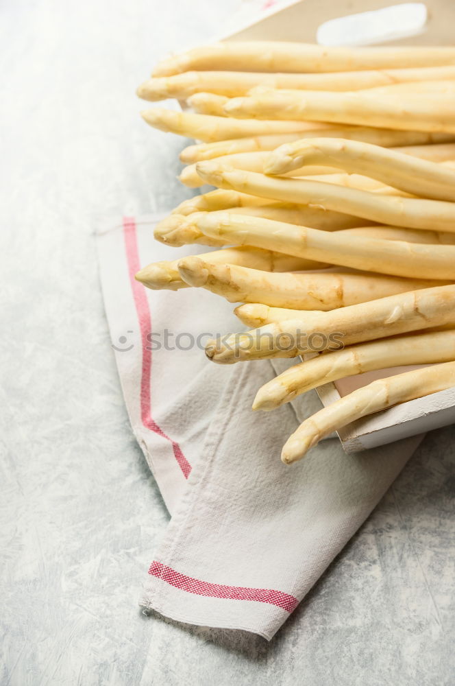 Similar – Image, Stock Photo Fresh organic asparagus