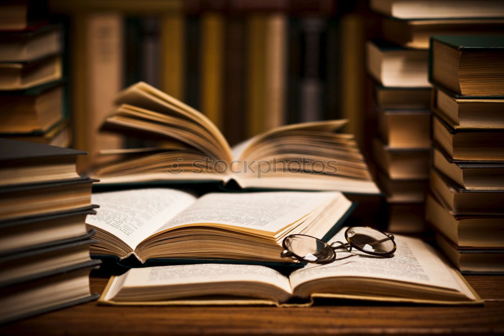 Similar – Image, Stock Photo old books Reading School