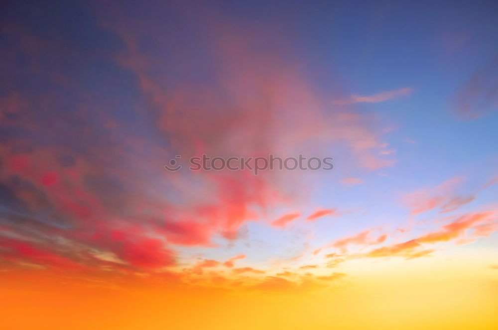 Similar – Image, Stock Photo Sunset over the Skagerrak