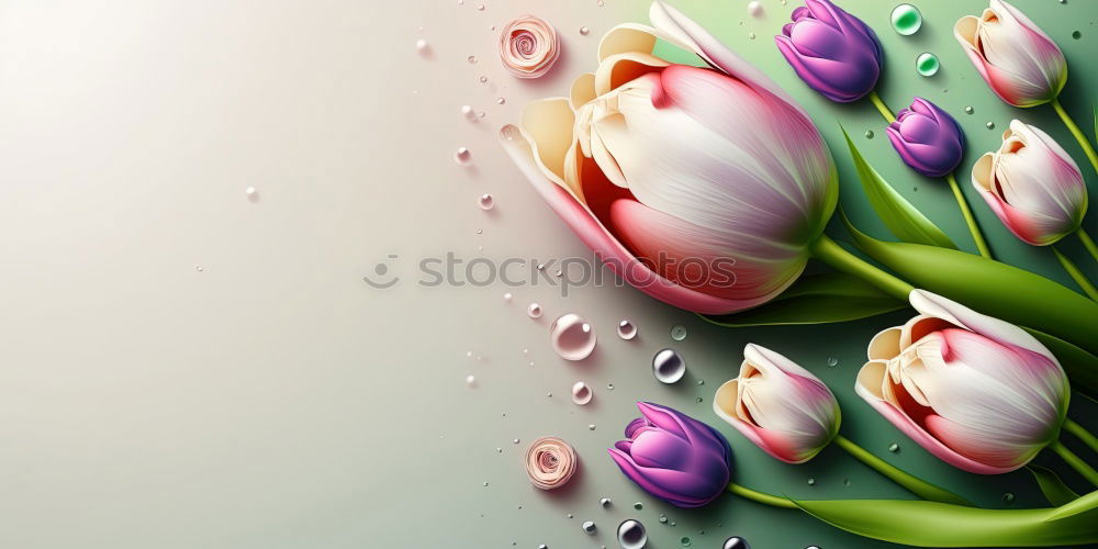 Similar – fallen petal Tulip Blossom