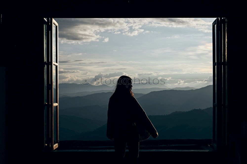 Similar – Image, Stock Photo sleepless in Zurich Calm