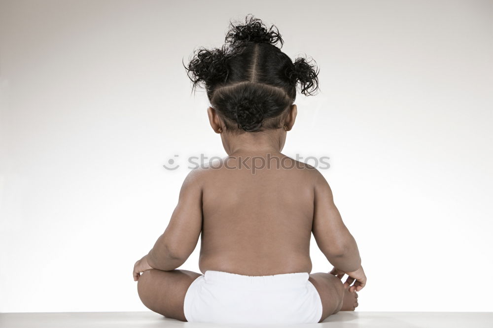 Similar – Image, Stock Photo Studio portrait of a little girl