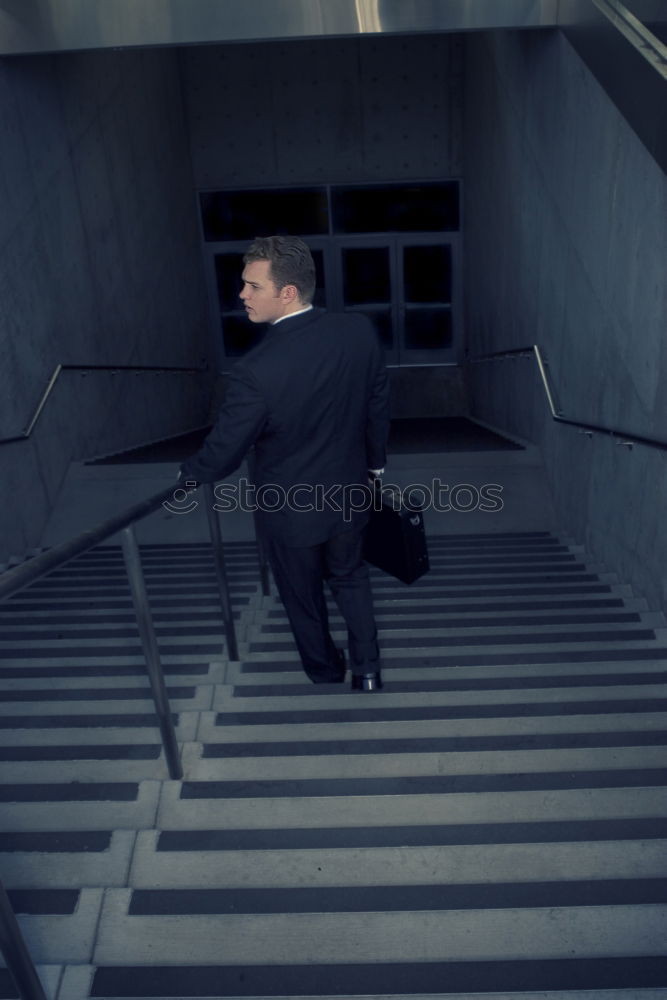 Similar – Image, Stock Photo Fashion woman pm the stairs