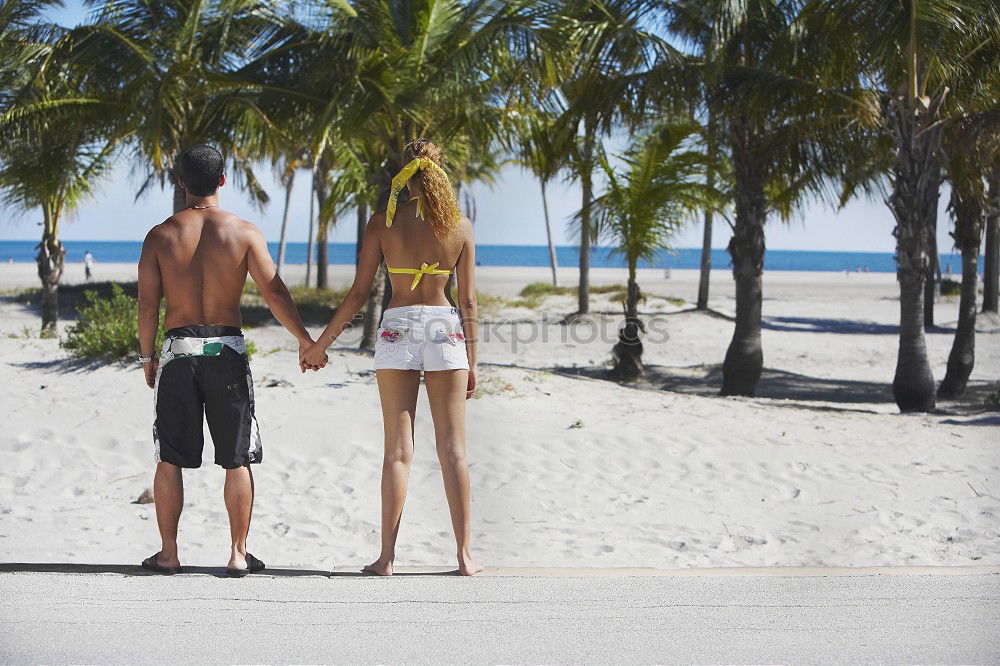 Similar – Image, Stock Photo Beach volleyball in Hawaii