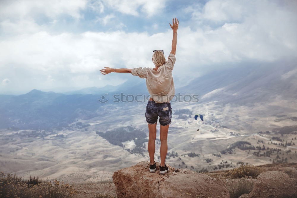 Similar – Image, Stock Photo Ultimate Freedom Feminine