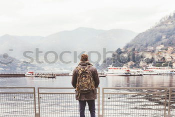 Image, Stock Photo Girl at Deep Cove in North Vancouver, BC, Canada
