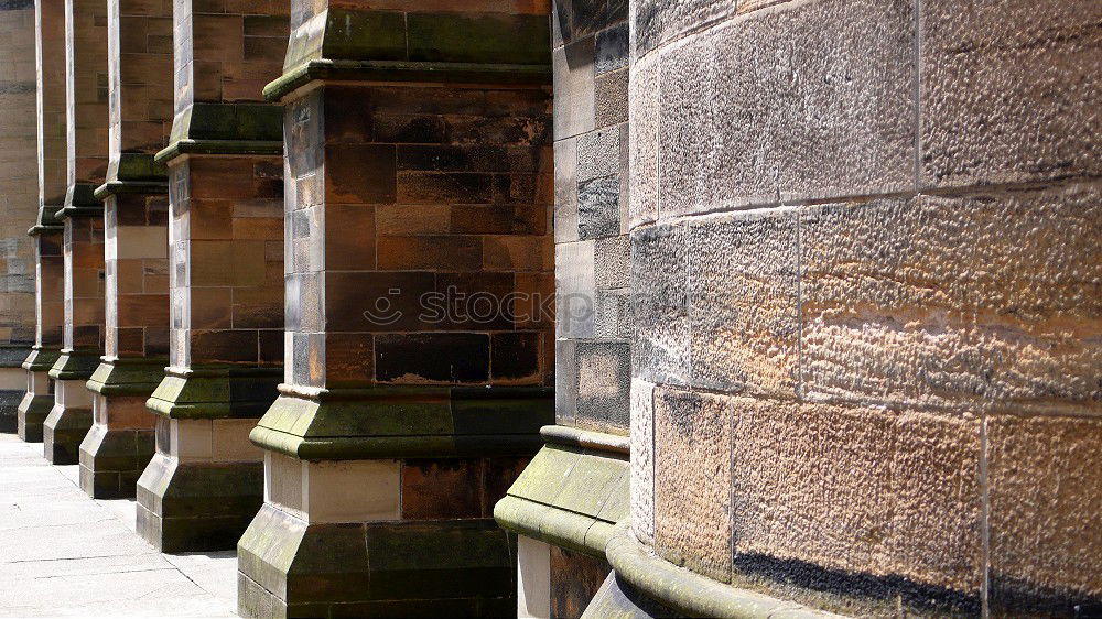 Similar – Image, Stock Photo House facade with chimneys on the Royal Mile in Edinburgh