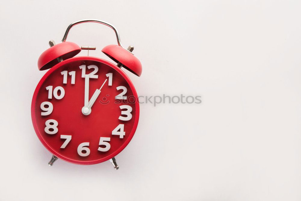 red alarm clock (2) Red