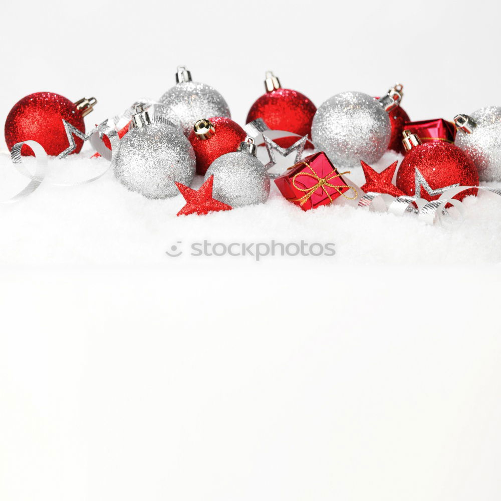 Similar – Christmas background with white red gift wrapping