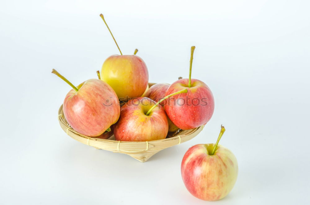 Similar – Image, Stock Photo Still with half apple, pear, walnuts