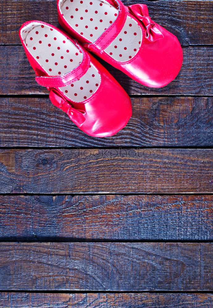 Image, Stock Photo Women’s shoes in red