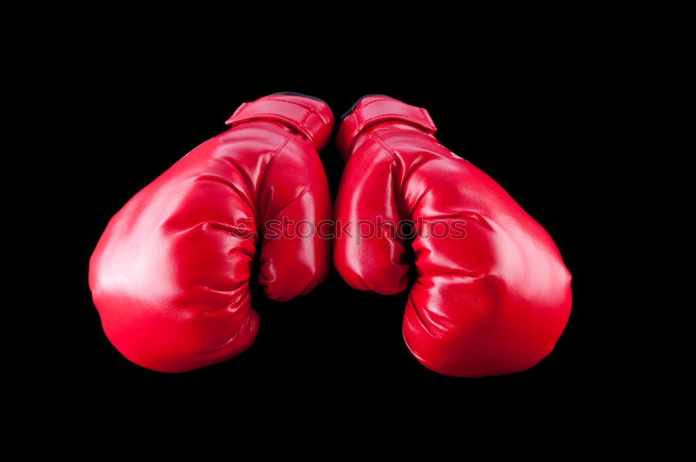 Similar – pair of old leather boxing gloves