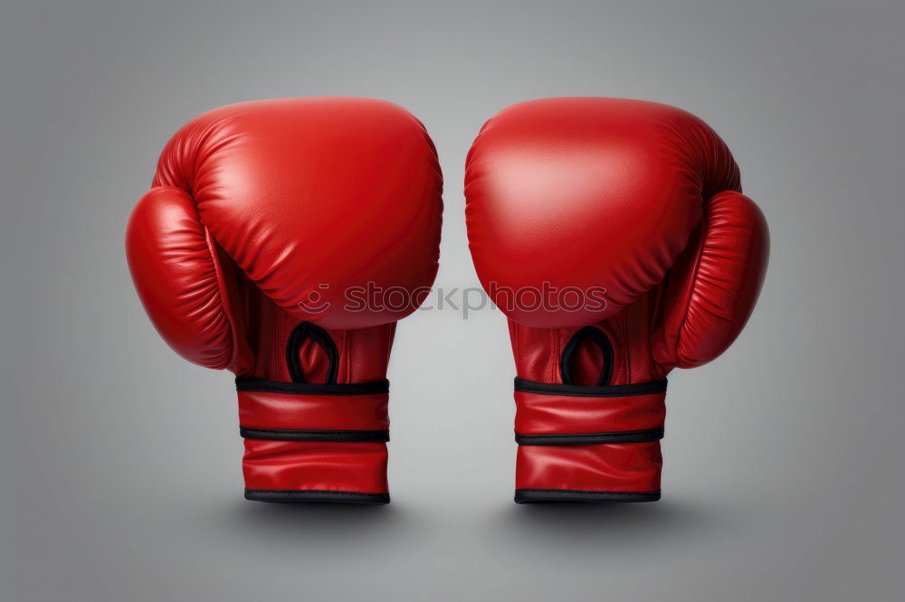 Similar – pair of old leather boxing gloves