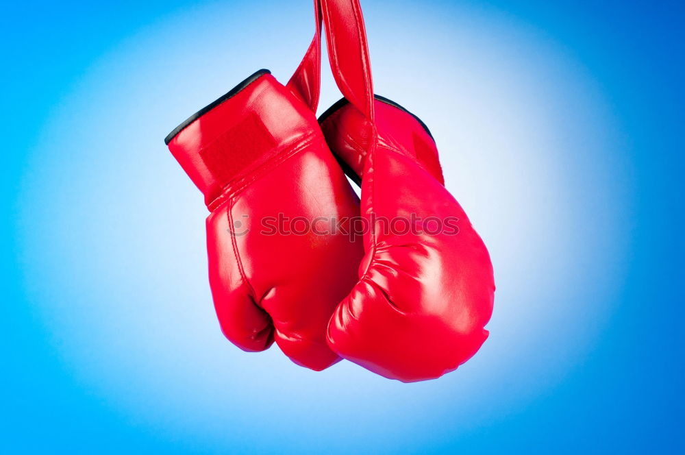 Similar – Image, Stock Photo pair of red gloves for kickboxing