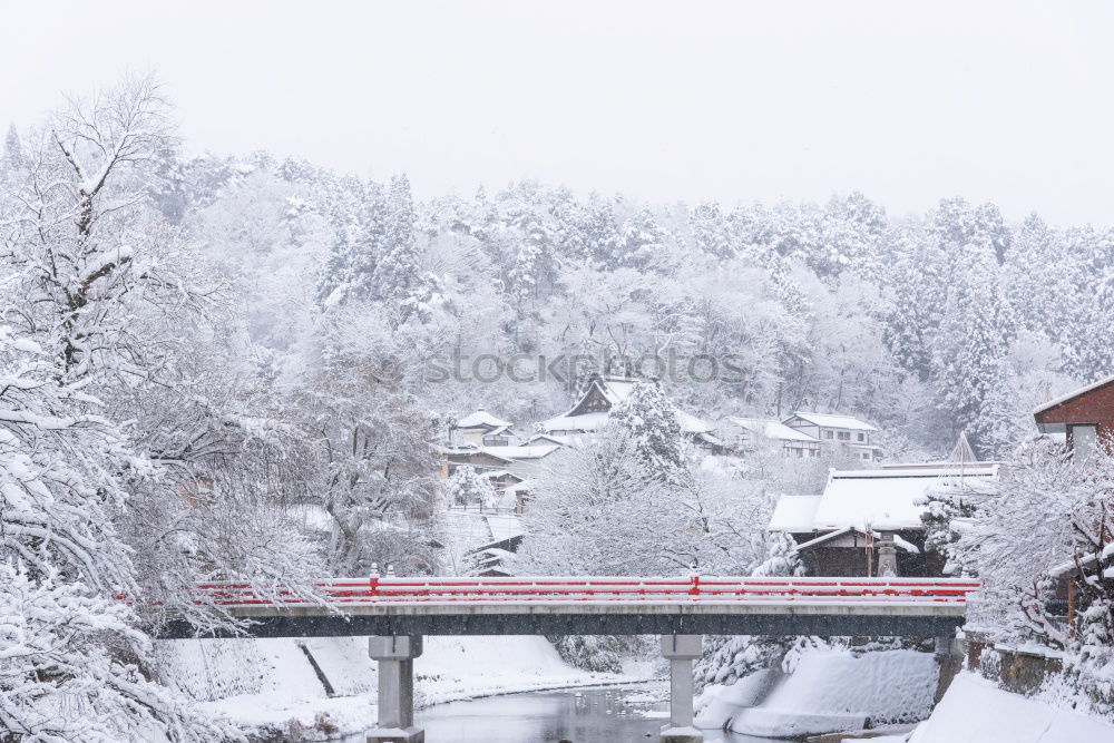 Similar – Image, Stock Photo Wuppertal-Beyenburg in the snow, Germany.