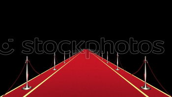 Similar – Image, Stock Photo Close up red carpet over grey concrete staircase