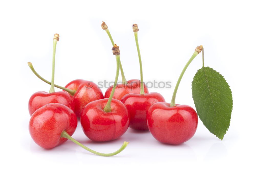 Similar – Image, Stock Photo Delicious cherries on a blue wooden table