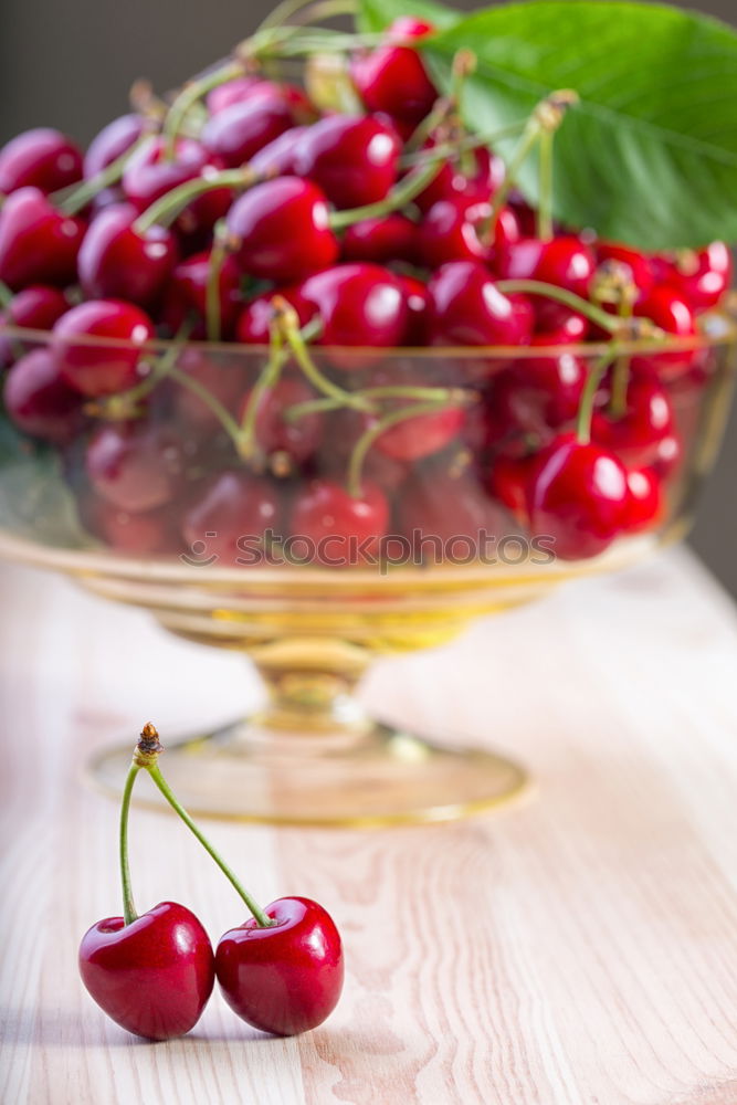 Similar – Image, Stock Photo anticipation Fruit Cherry