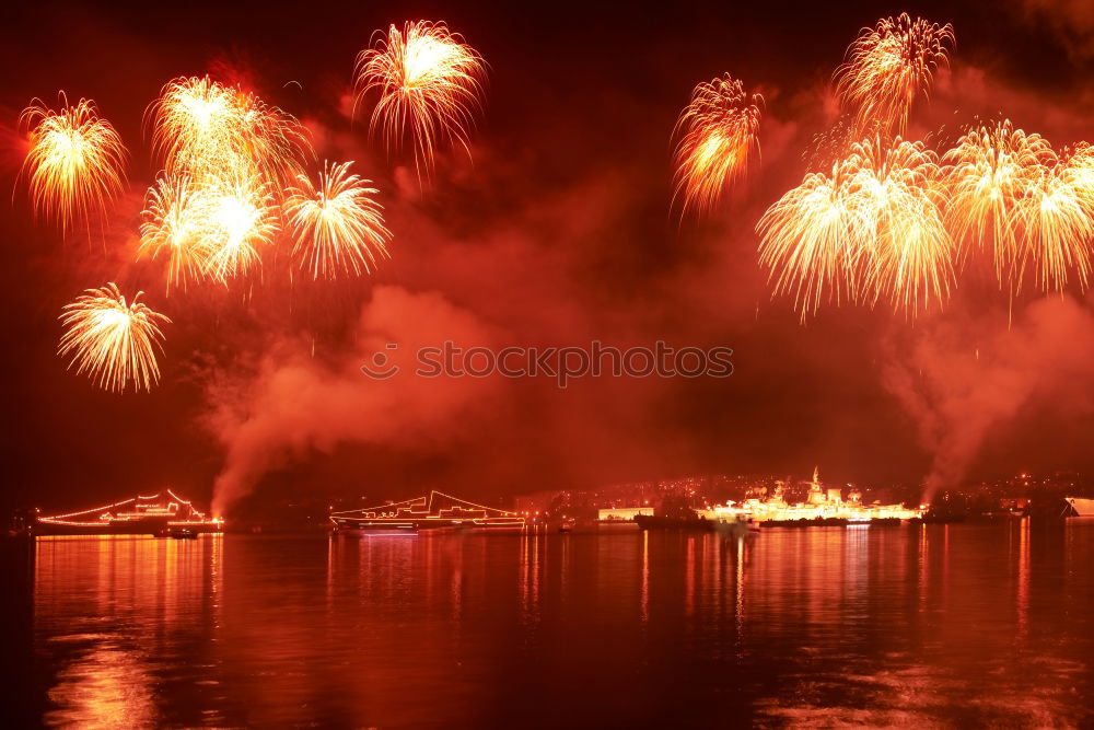 Similar – Foto Bild red firework rot Explosion