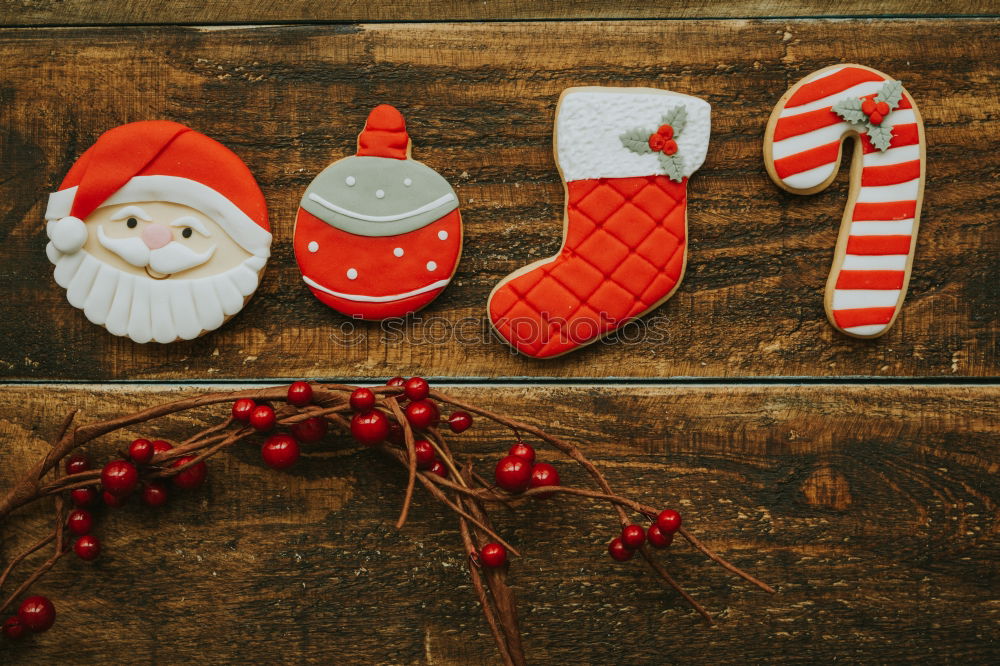 Similar – Image, Stock Photo Delicious Christmas Cookies