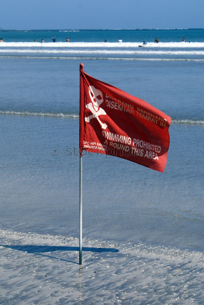 Similar – Foto Bild Fahnen im Wind Strand