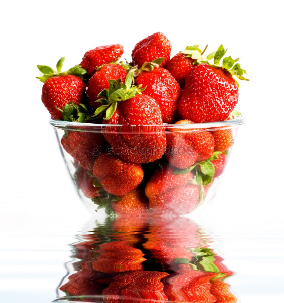 Similar – Background with strawberry frame