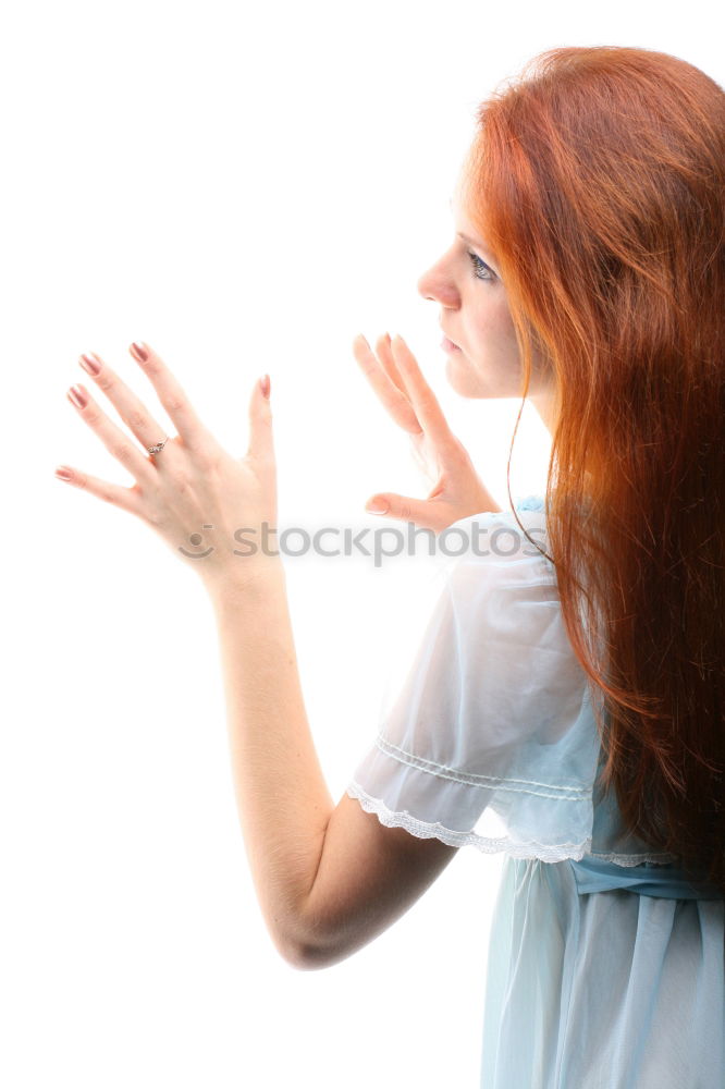 Similar – Image, Stock Photo surprise Human being