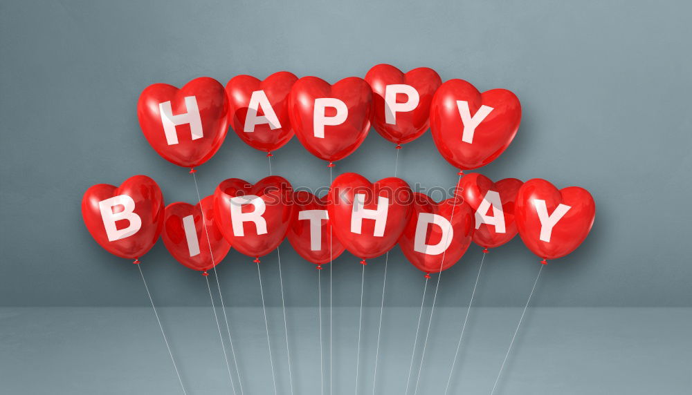 Similar – Image, Stock Photo – HAPPY BIRTHDAY Red