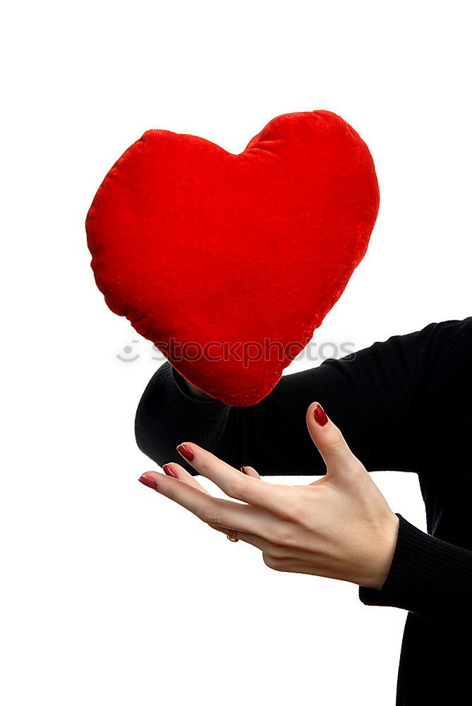 Similar – Image, Stock Photo man with heart Body