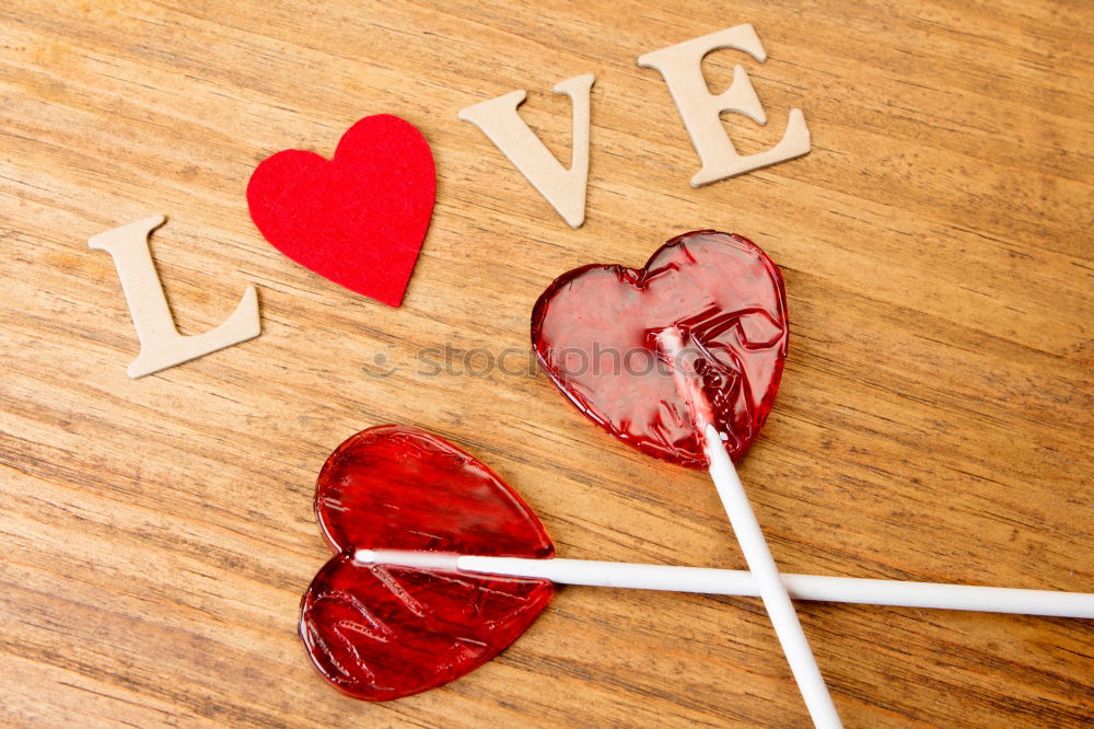 Similar – Image, Stock Photo Valentine hearts Design