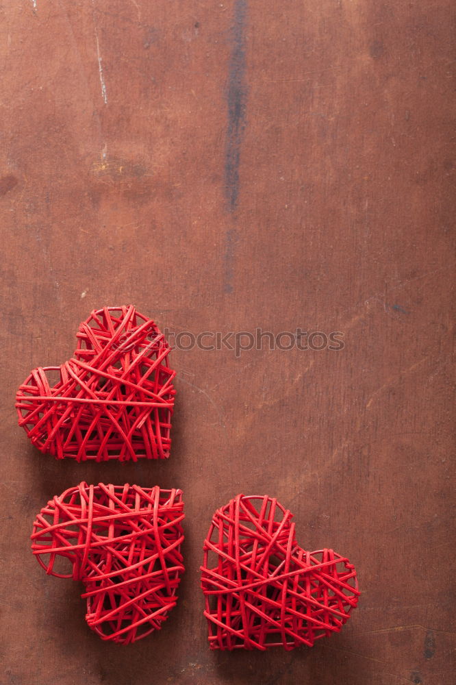 Similar – Image, Stock Photo Hearts from cardboard boxes, Valentine’s hearts