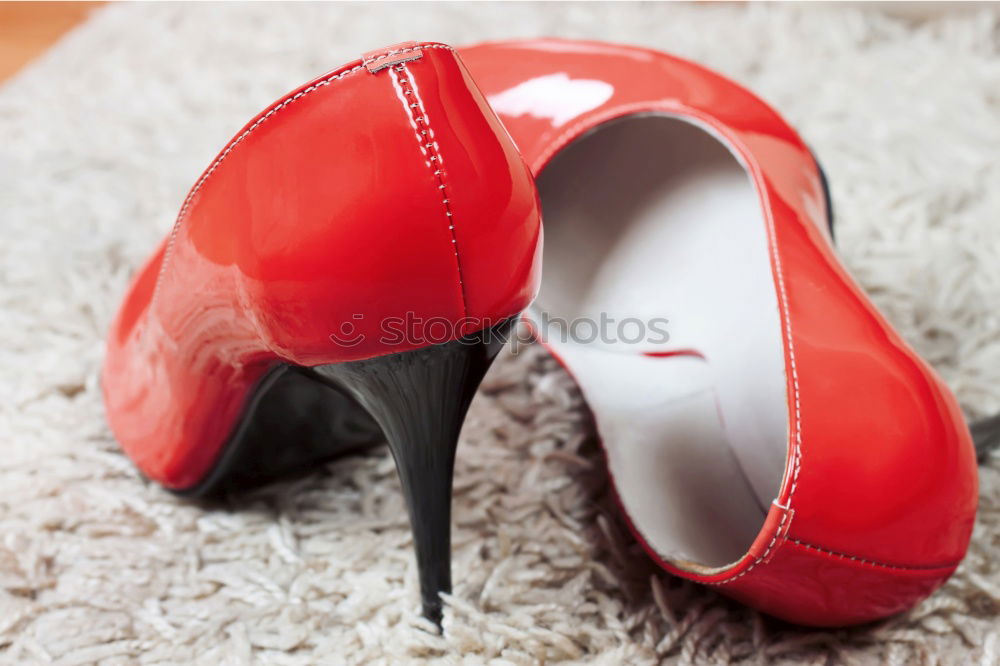 Similar – Oz-Pantoletten Schuhe rot