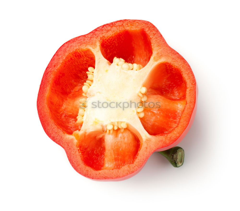 Image, Stock Photo paprika… 2 Pepper Red