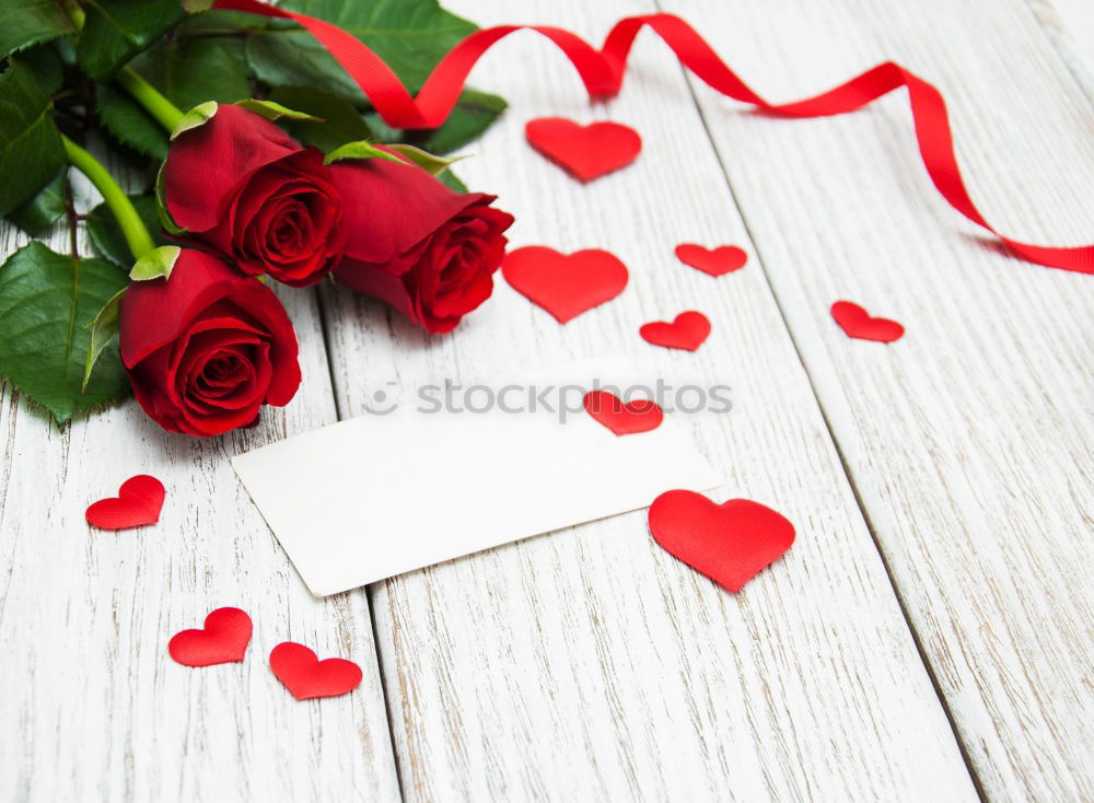 Similar – Image, Stock Photo Valentine’s Day greeting card mock up