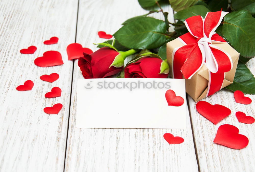 Similar – Image, Stock Photo Valentine’s Day Card mock up