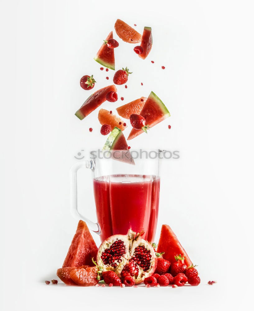 Similar – Image, Stock Photo Strawberry Milkshake