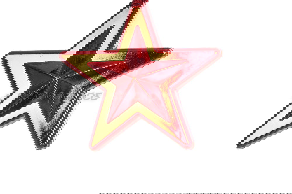 Similar – Image, Stock Photo Bright red star for decoration