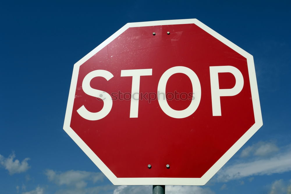 Similar – Stop sign of a different kind