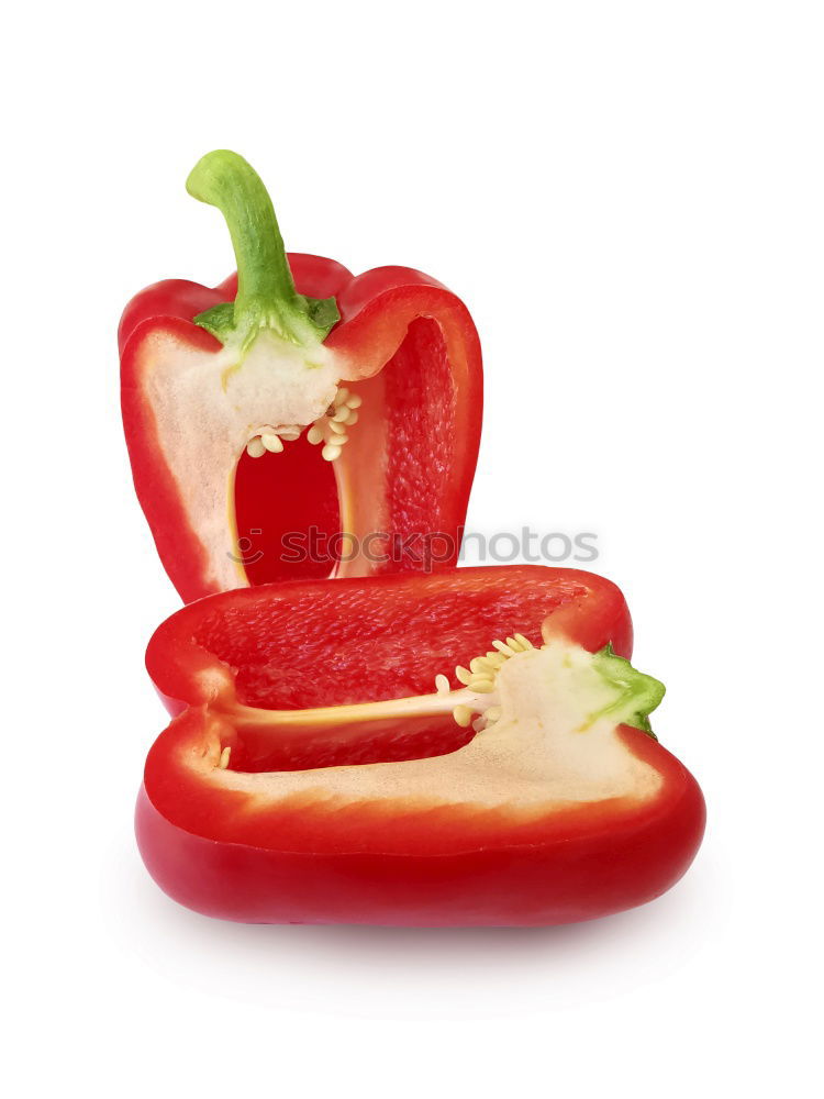 Similar – Image, Stock Photo paprika… 2 Pepper Red