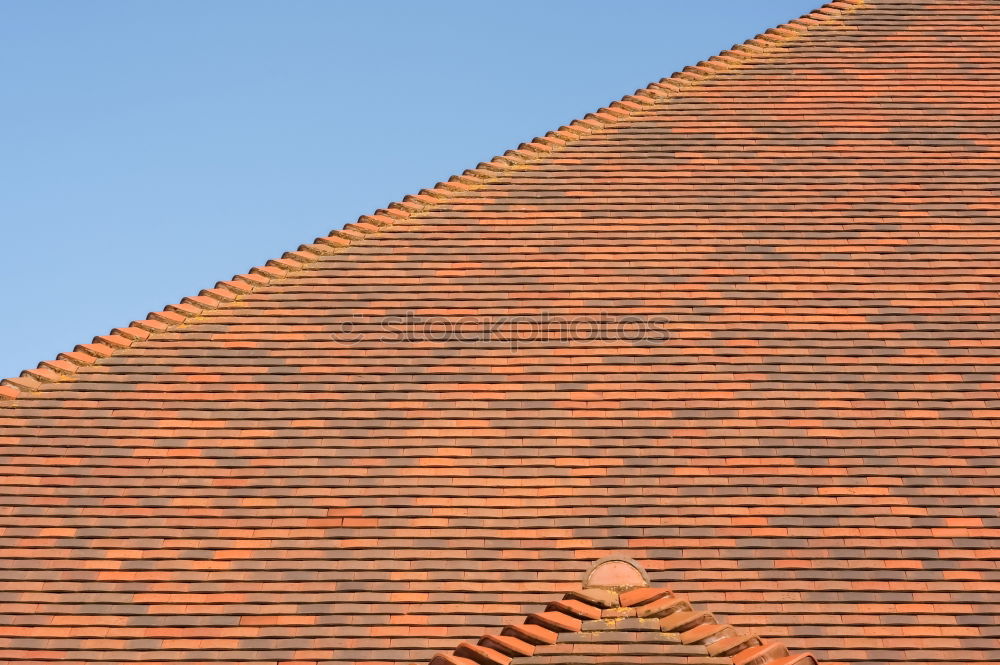 Similar – Old roof tiles on house wall