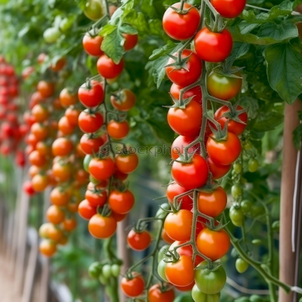 Similar – Picked tomatoes in crates