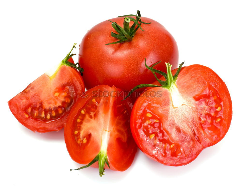 Similar – tomatoes Red Cut Juicy